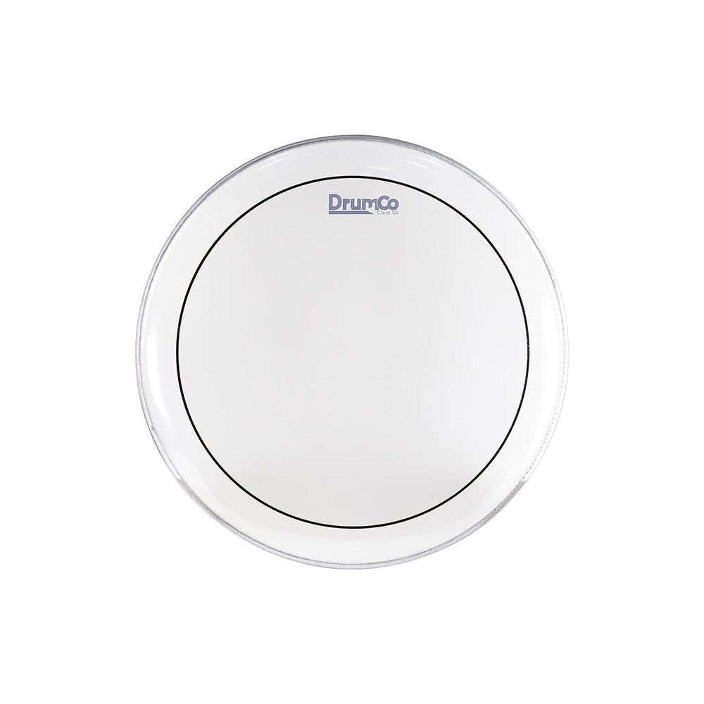 DrumCo DR-20CDPO 20" Clear Double Ply Oil DrumHead Bass Drum-accessories-Drumco-Hermes Music